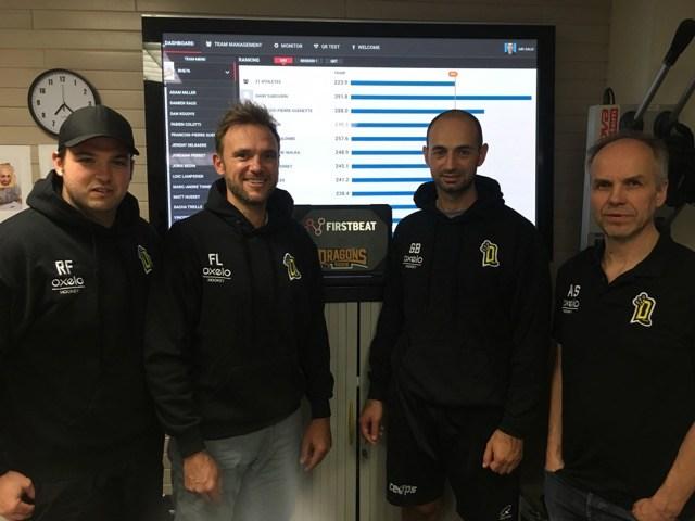 rouen dragons coaching staff with firstbeat sports