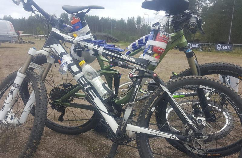 Lost in Kajaani sisälsi maastopyöräilyä