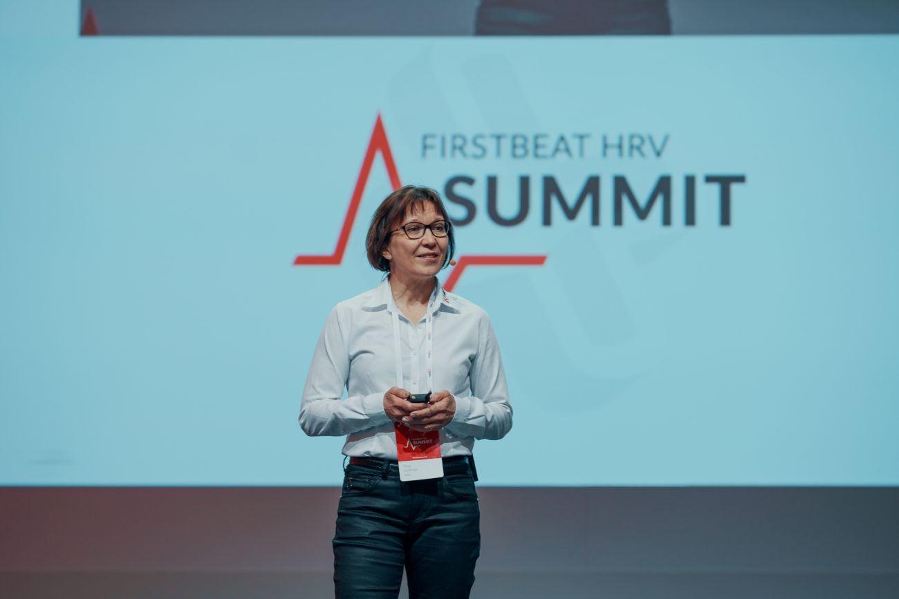 Tiina Hoffman at Firstbeat HRV Summit 2019