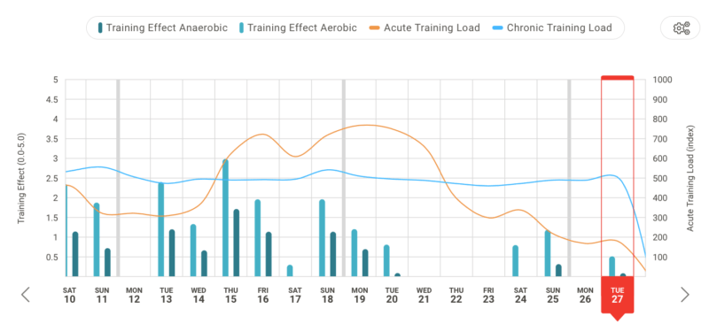 Individual training effect