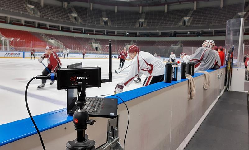 Firstbeat Sports system is used during ice hockey practice