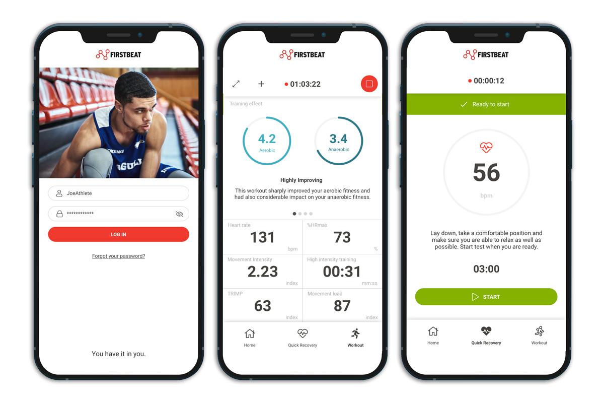 Firstbeat Sports: Athlete app