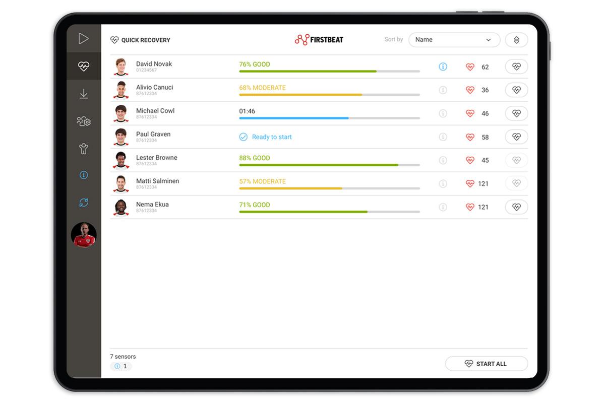 Firstbeat Sports | Quick Recovery Test