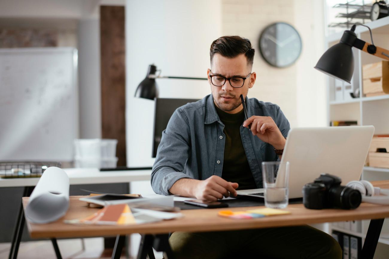 businessman working